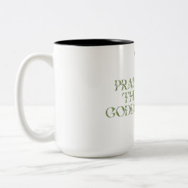 Lob die Göttin! Zweifarbige Tasse