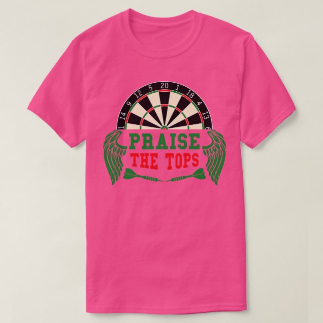 Lob für die Tops Darts Jersey (Design vorne)