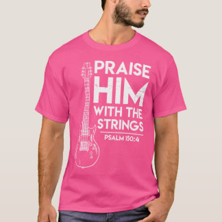 Lob für sein Christliches Gebet gibt elektrische G T-Shirt