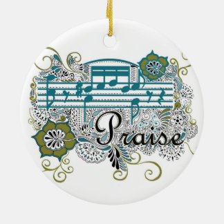 Lob-Hennastrauch-Entwurf Keramikornament