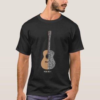 Lob ihn mit den Streichungen Psalm 150 Acoustic Gu T-Shirt