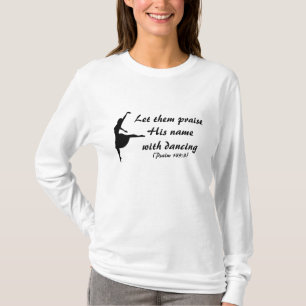 Lob ihn mit tanzendem Shirt