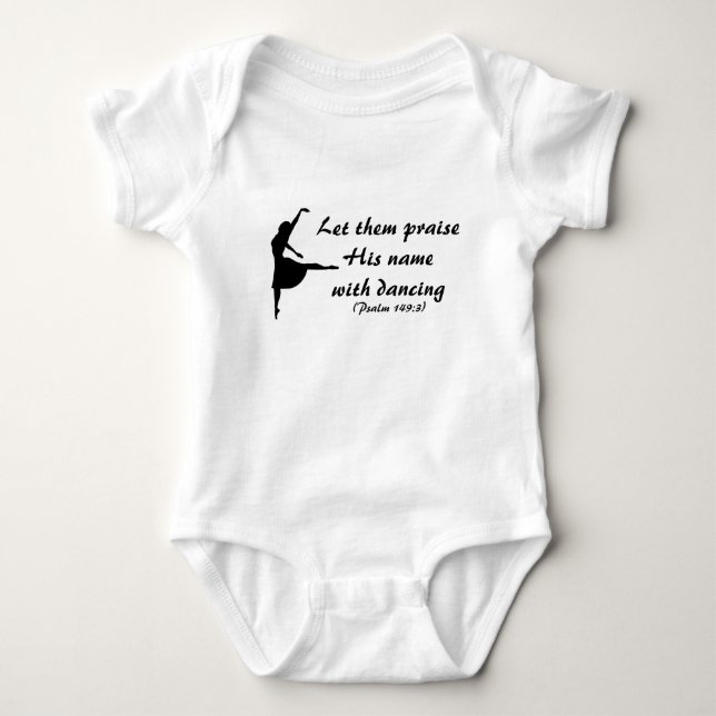 Lob ihn mit tanzendem Shirt (Vorderseite)