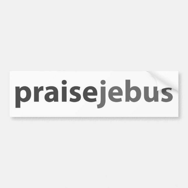 Lob jebus autoaufkleber (Vorne)