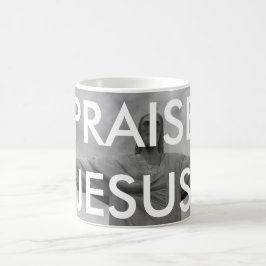 Lob Jesus in der Brasilien-Büro-Tasse Kaffeetasse