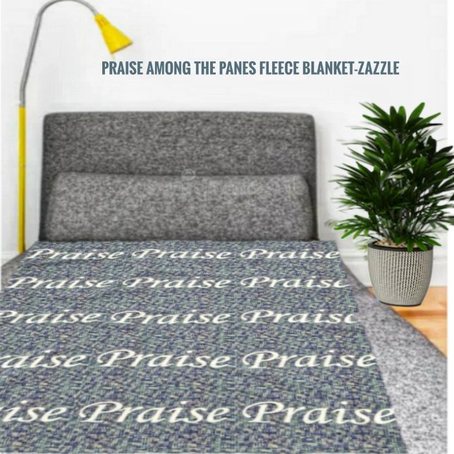 Lob unter den Pfoten Fleecedecke (Von Creator hochgeladen)