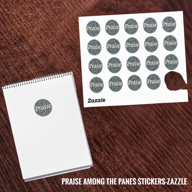 Lob unter den Pfoten Runder Aufkleber (Von Creator hochgeladen)