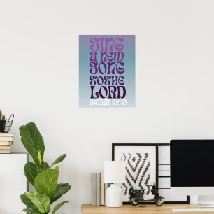 Lob/Verehrung/Jesus/Glaube/Grafik/Poster Poster