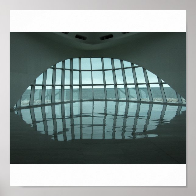 Lobby des Milwaukee Art Museum Poster (Vorne)