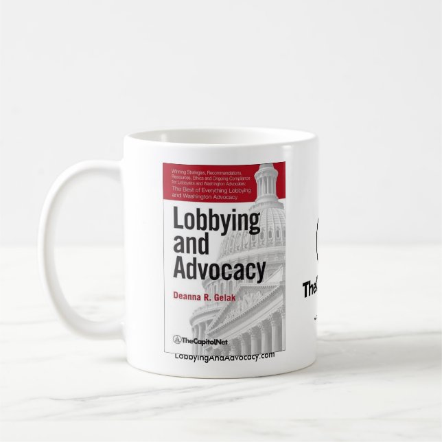 Lobbyismus- und Befürwortungs-Tasse Kaffeetasse (Links)