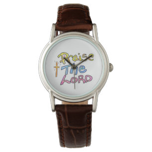 Lobet den HERRN Bunte Christliche Damen  Armbanduhr
