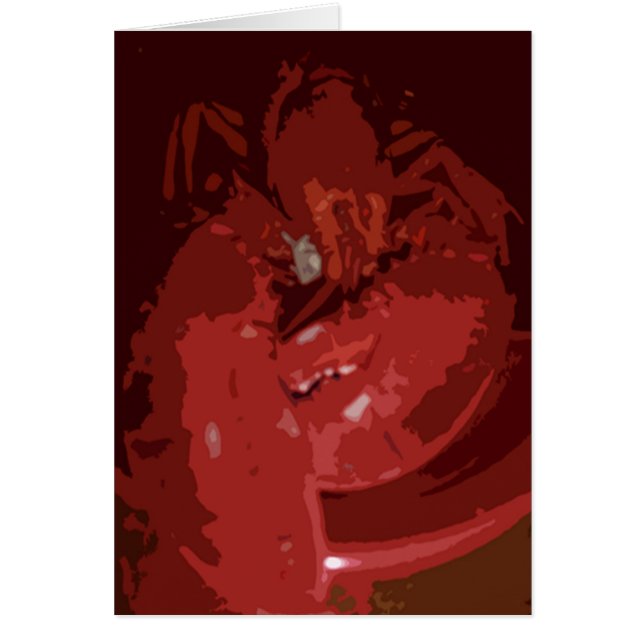 Lobster Art Card (Vorne)