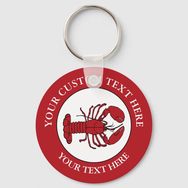 Lobster-Logo-Symbol Schlüsselanhänger (Vorderseite)