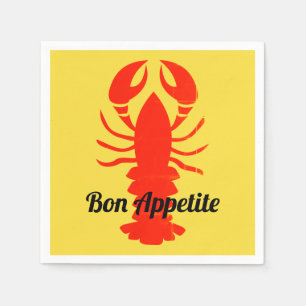 Lobster Napkins Serviette