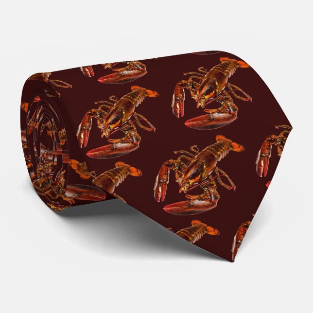 Lobster Neck Tie Krawatte (Gerollt)