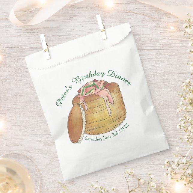 Lobster Newberg Seafood Dinner Party Geschenktütchen (Ausgeschnitten)