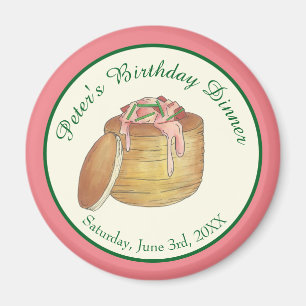 Lobster Newberg Seafood Dinner Party Magnet