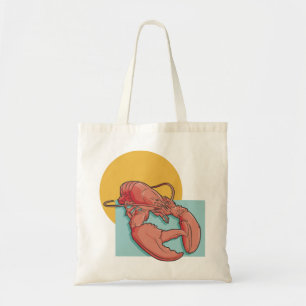 Lobster Sunrise Tragetasche