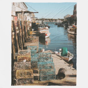 LOBSTER TRAPS FLEECEDECKE