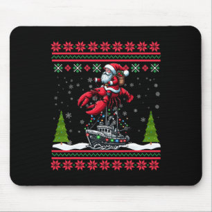Lobster Ugly Xmas Geschenke Weihnachtsfeier Chris Mousepad