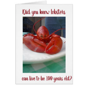 LOBSTER VIT POUR ÊTRE "100" = HEUREUX **50e** HUMO
