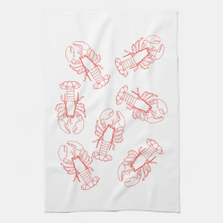 Lobsters Galore Tea Towel Geschirrtuch