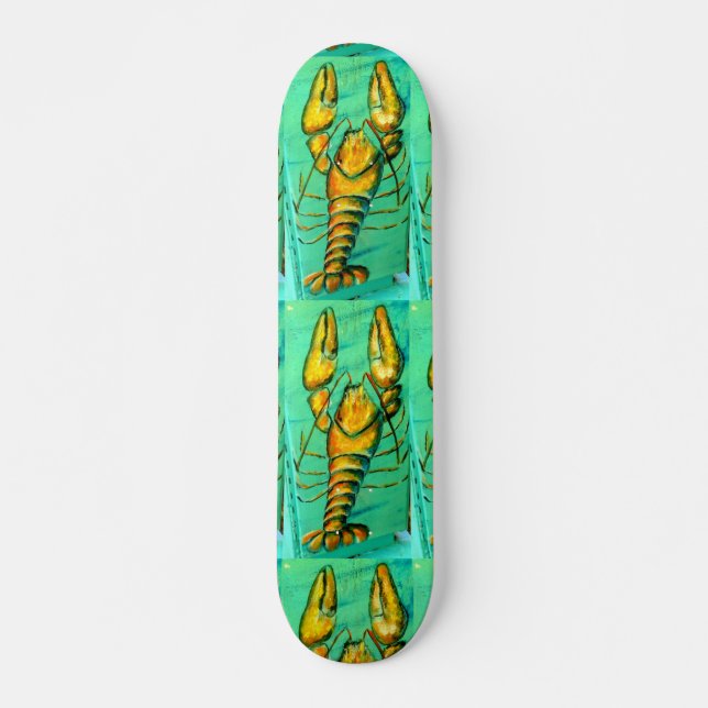 lobsters on green skateboard (Vorne)