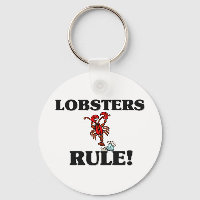 LOBSTERS-Regel! Schlüsselanhänger (Vorderseite)