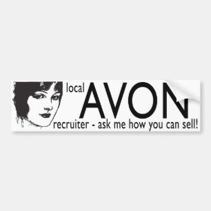 Local Avon Recruiter Autoaufkleber