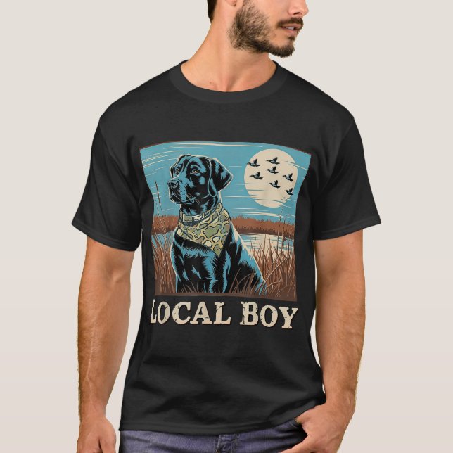 Local Boy Black T-Shirt (Vorderseite)