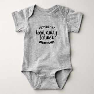 "Local Dairy Bauer" Stillen Baby Bodysuit Baby Strampler