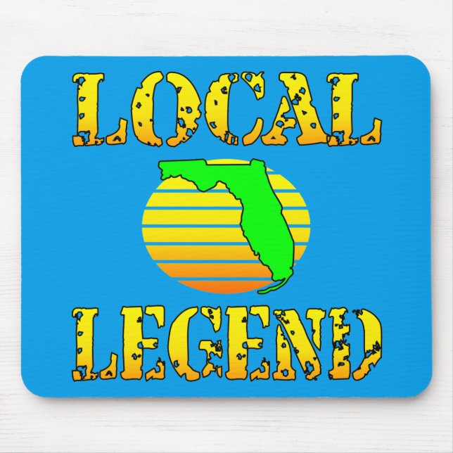 Local Florida Legend #USAPatriotGraphics © Mousepad (Vorne)