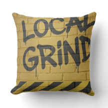 "Local Grind" Street Art Dustr Black And Yellow