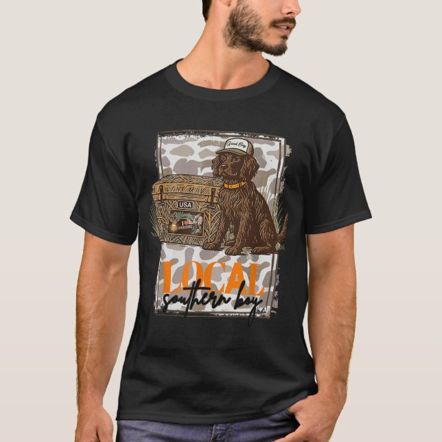 Local Southern Boykin Spaniel Dog Duck T-Shirt (Vorderseite)