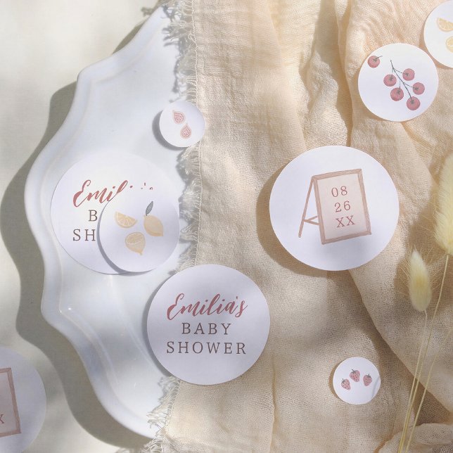 Locally Grown Baby Watercolor Baby Shower Konfetti (Von Creator hochgeladen)