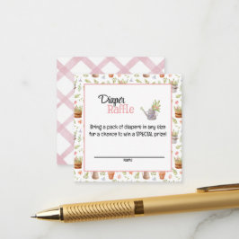 Locally Grown Diaper Raffle Card Begleitkarte