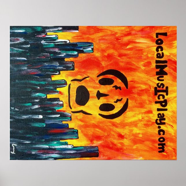 Localmusicplay.com Poster Fire City (Vorne)
