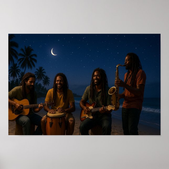 Locals Only Night Jam Poster (Vorne)