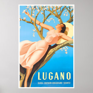 Locarno Art Schweizer Reiseplakat Schweiz Geschenk Poster