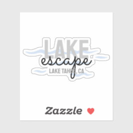 Location de vacances à Lake House - Sticker en vin