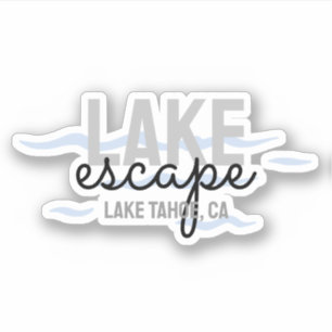 Location de vacances à Lake House - Sticker en vin