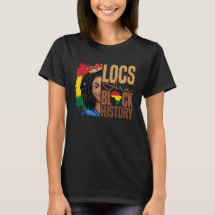 Locations sind Black History BHM Afro Dreadlocks H T-Shirt