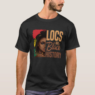 Locations sind Black History BHM Afro Dreadlocks H T-Shirt