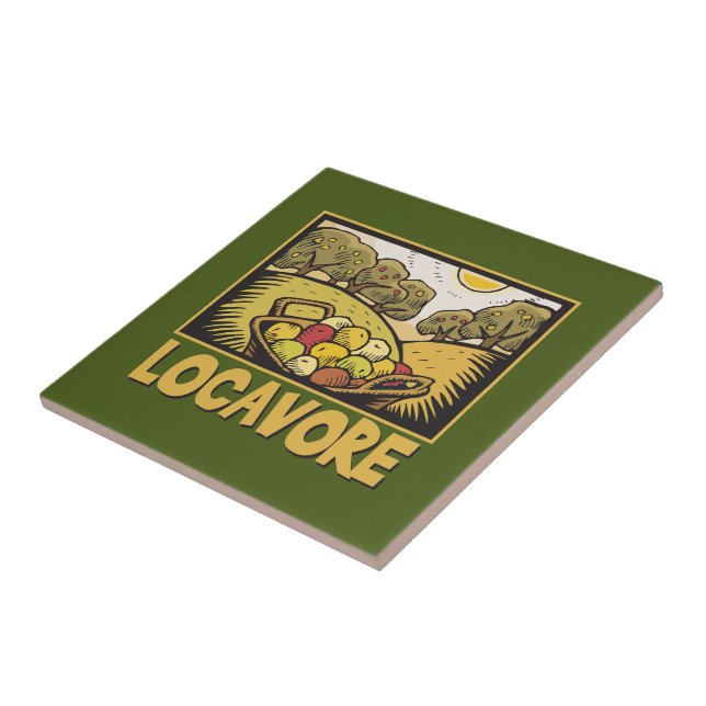 Locavore Slow Food Fliese (Seite)