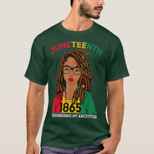 Loc'd Hair Black Women erinnern meine Vorfahren Ju T-Shirt