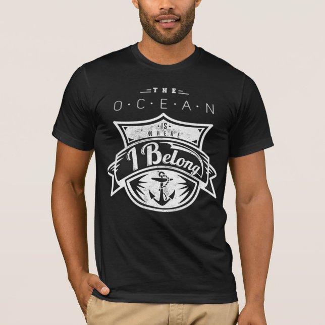 L'Océan Est L'Endroit Où J'Ai Un T-shirt (Devant)