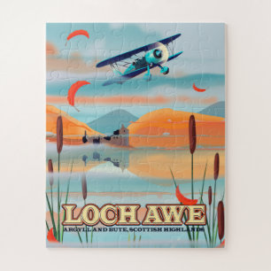 Loch Awe Schottland Reiseplakat