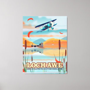 Loch Awe Schottland Reiseplakat Leinwanddruck
