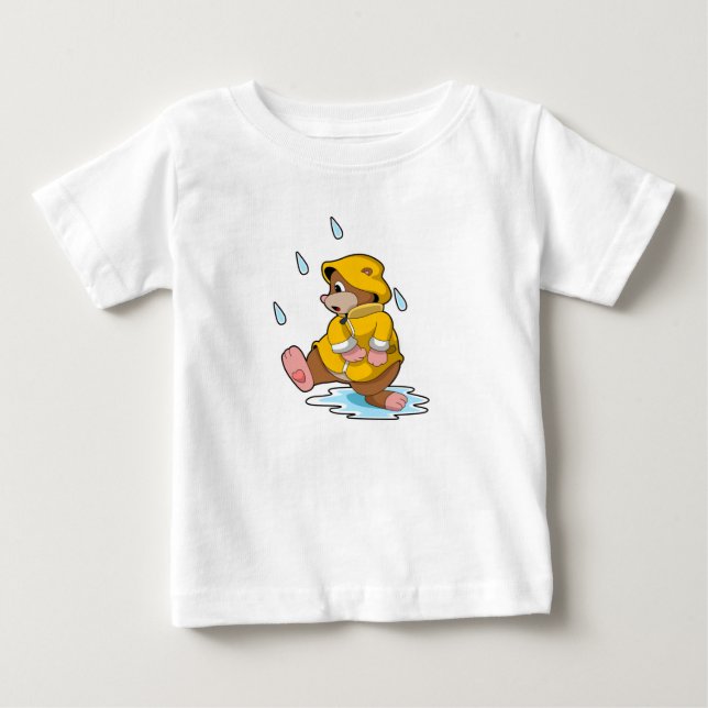 Loch bei Regen mit Regentropfen Baby T-shirt (Vorderseite)