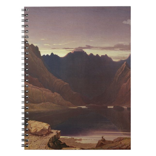 Loch Coruisk, Insel von Skye - Dämmerung, Notizblock (Vorderseite)